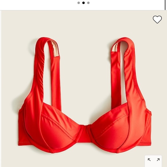 J. Crew Other - J. Crew underwire bikini top cross cross straps